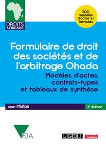 Formulaire de droit des sociétés et de l'arbitrage Ohada - 2e édition